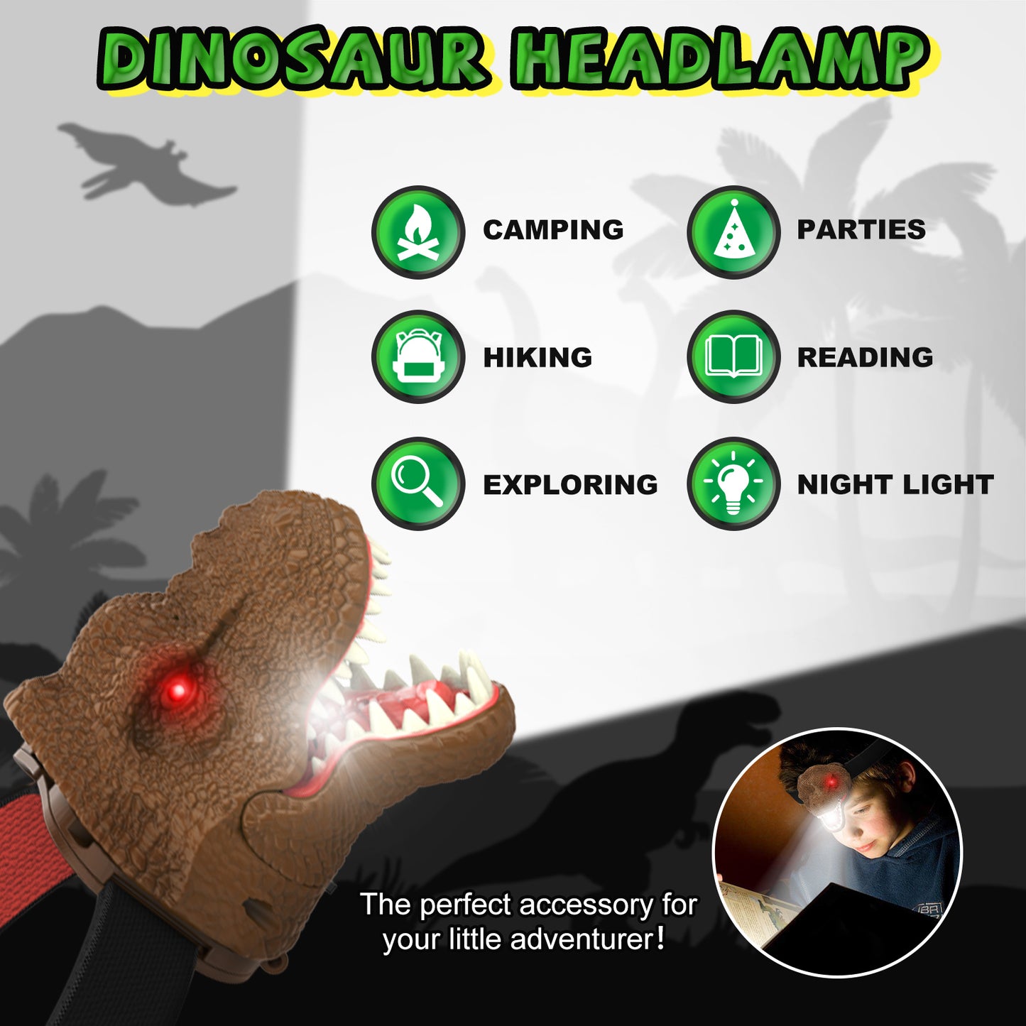 dino toys headlamp