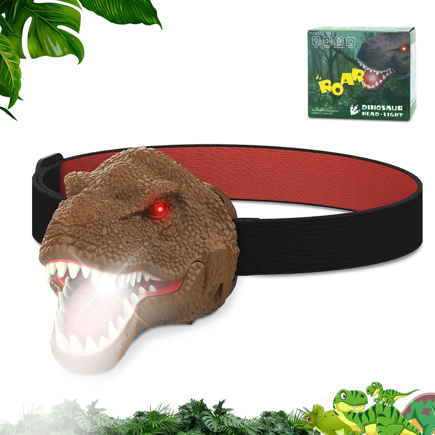 dinosaur headlamp