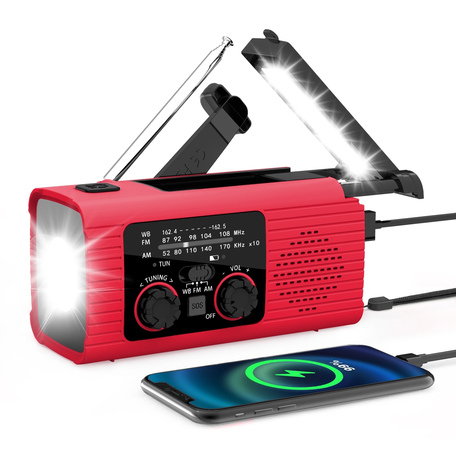 emergency radio with power bank