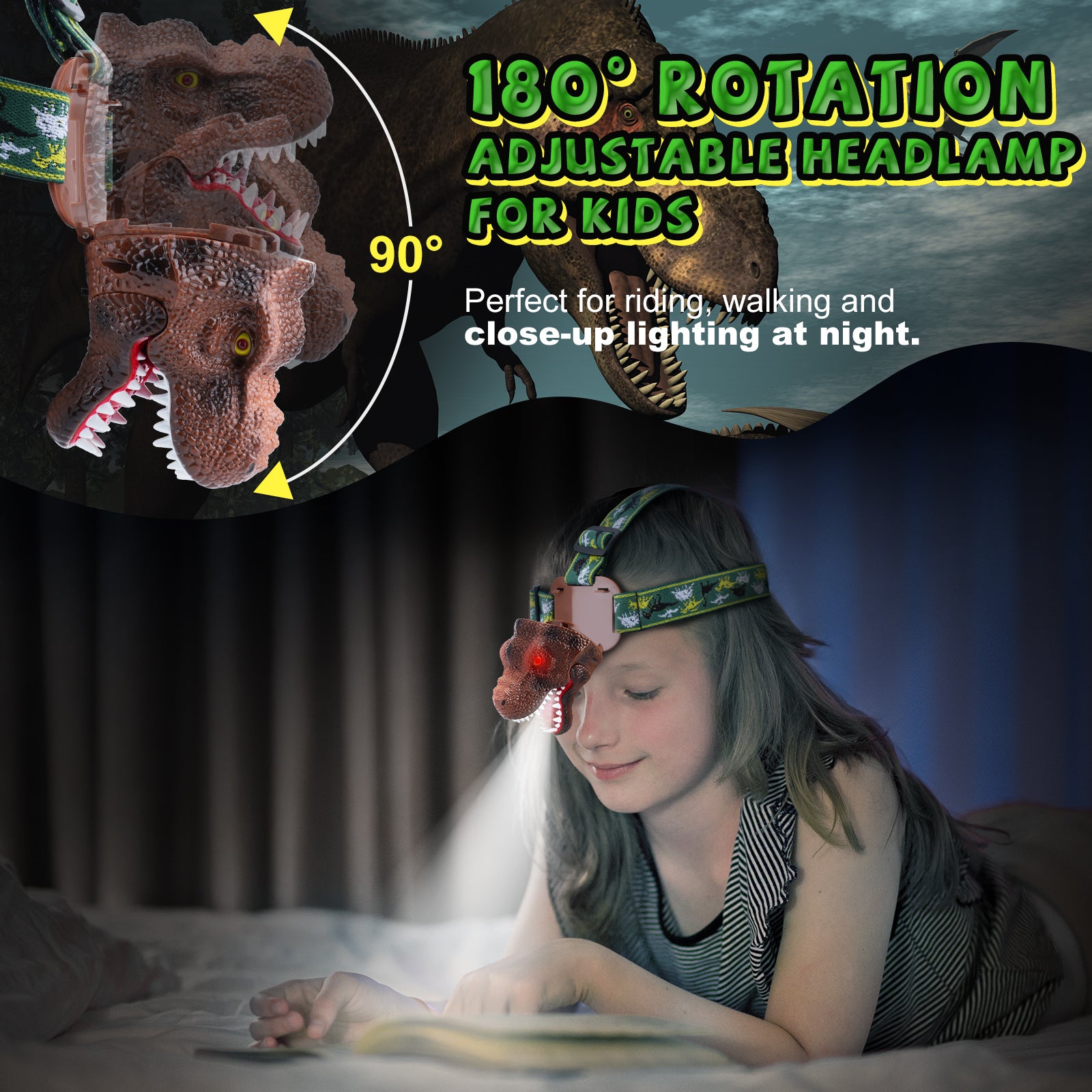 t rex headlamp with adjustable headband